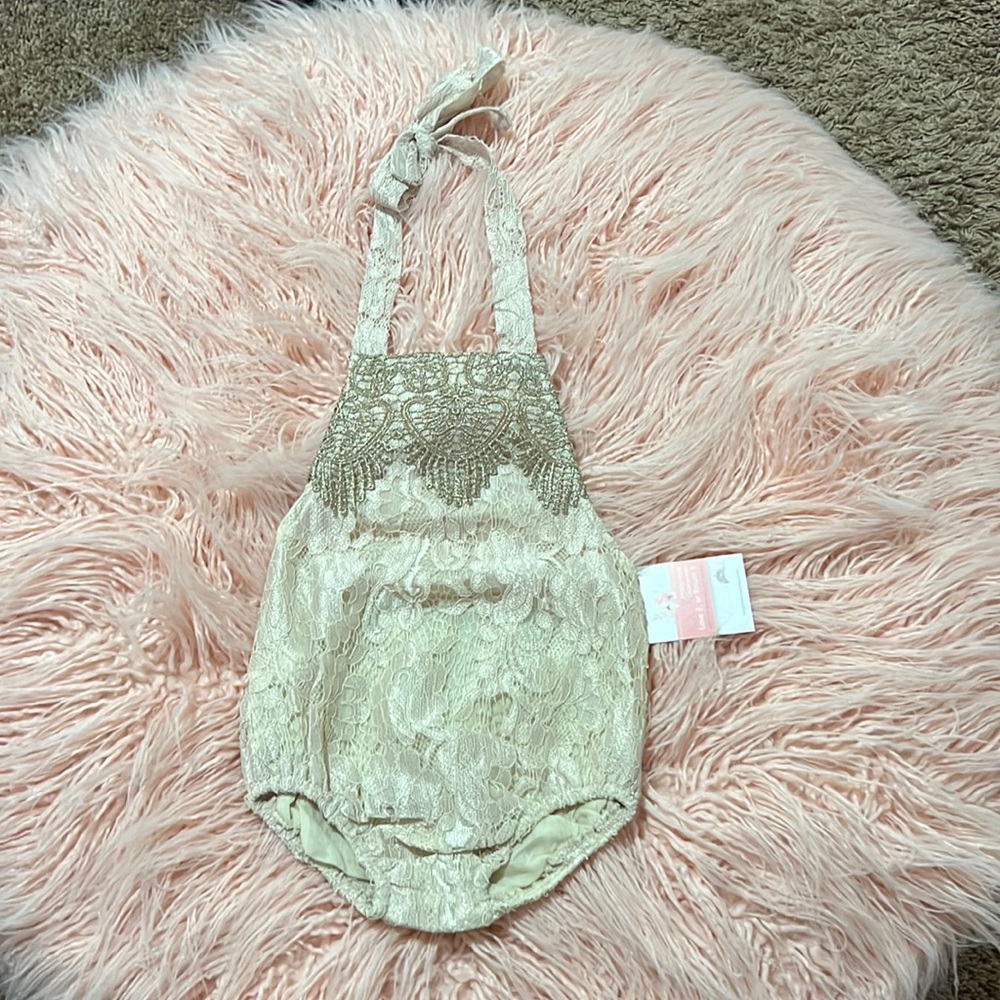 Boutique halter romper